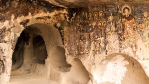 St. Georges Church (Kirk Dam Alti Kilise), Belisirma, Ihlara, western Cappadocia, Anatolia, Turkey, Asia Minor, Eurasia