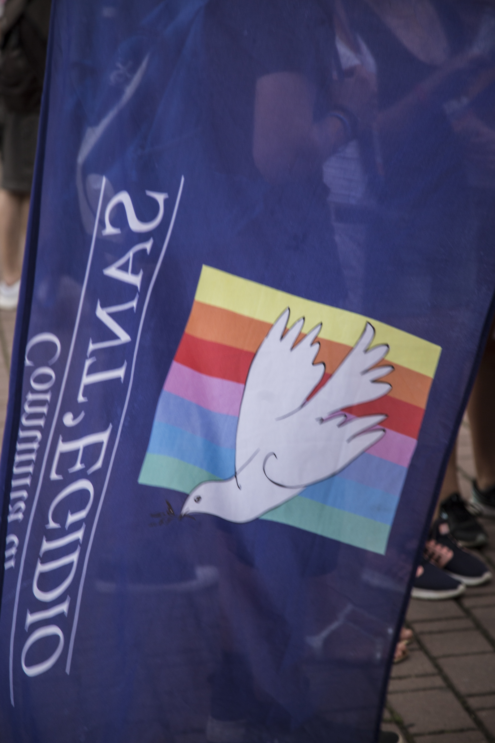 Światowe Dni Młodzieży, Kraków, 27 lipca 2016. Modlitwa o pokój zorganizowana przez Wspólnotę Sant&#8217;Egidio.