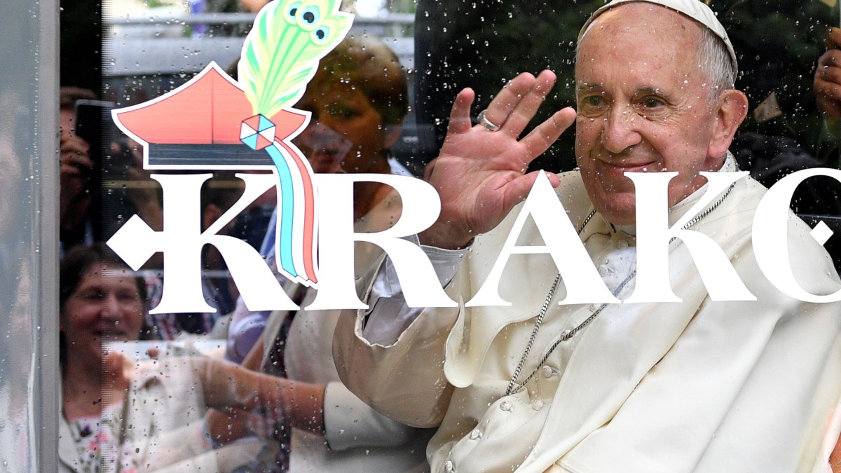 WEB PAPIEŻ TRAMWAJ FRANCISZEK NIEPEŁNOSPRAWNI PAP