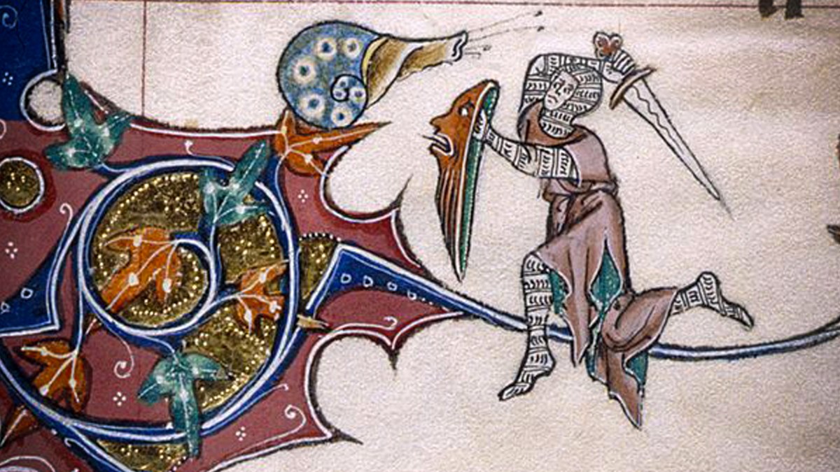 WEB RYCERZ ŚLIMAK ŚREDNIOWIECZE British Library CC