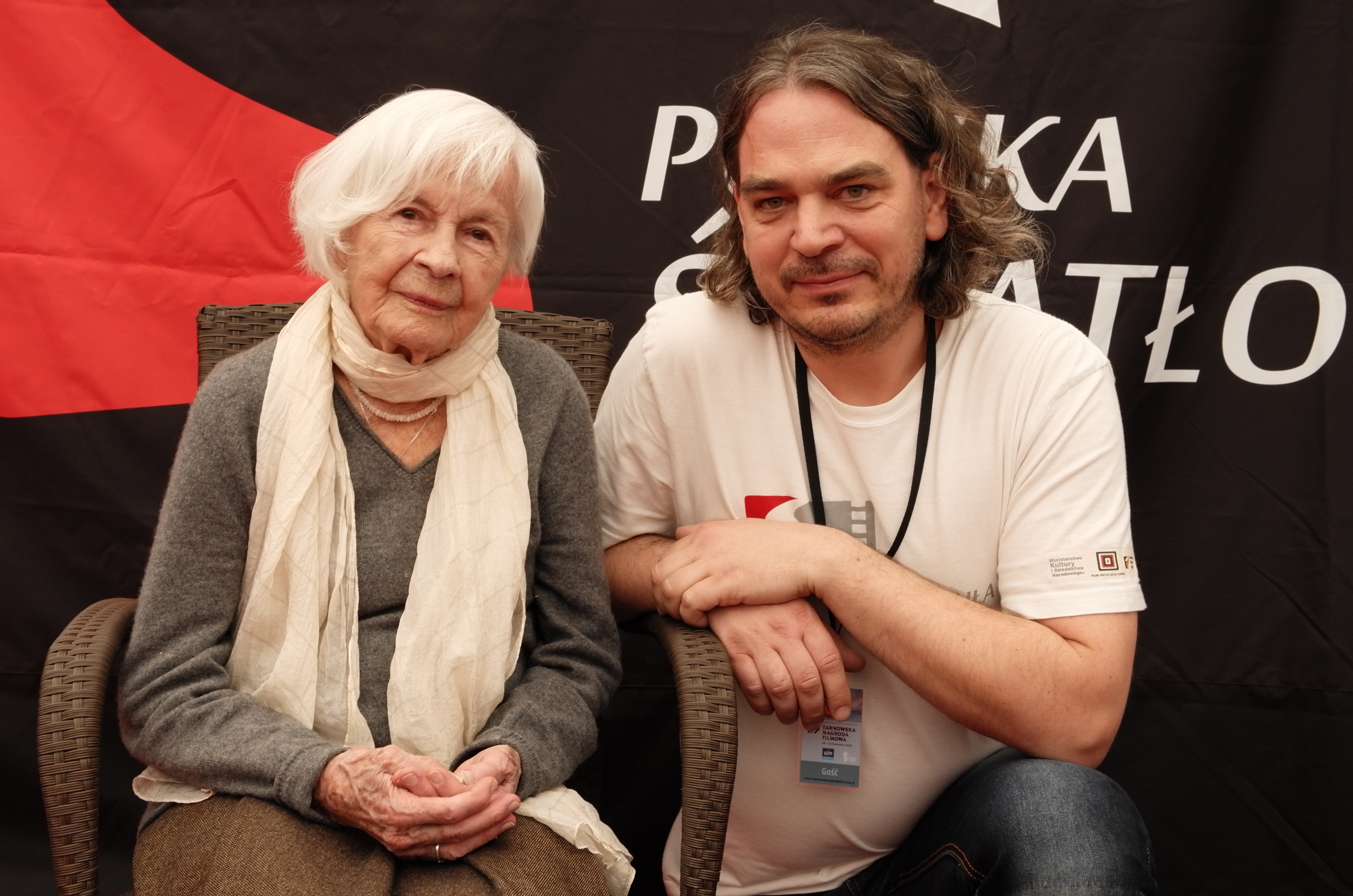 Na zdjęciu: Danuta Szaflarska i Romek Urzędowski