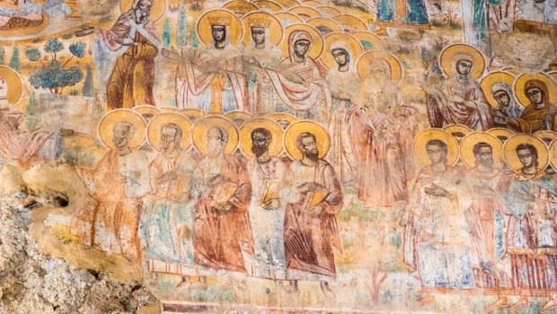 Fresk z pocztem męczenników