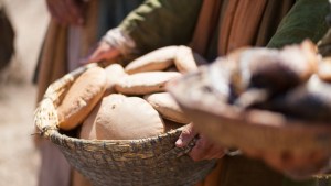 The loaves of bread used by Jesus Christ to feed 5,000 people © Intellectual Reserve Inc Via LDS.org
