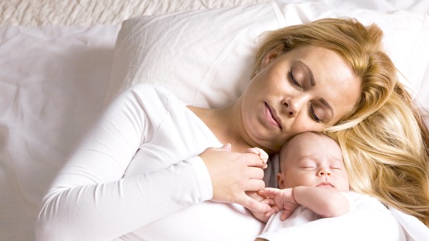 Web3 MOM BABY BED SLEEPING COSLEEPING BEDSHARING Shutterstock