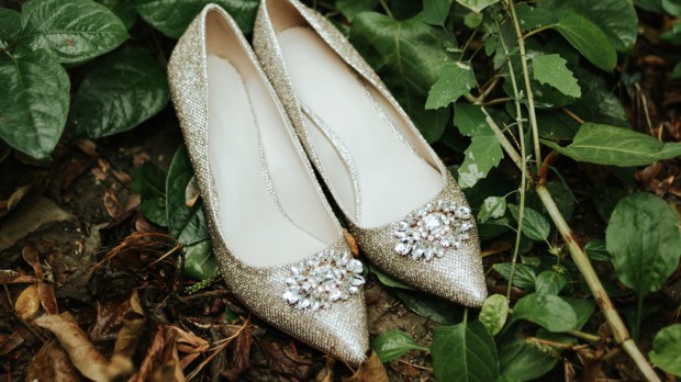 web3-shoes-wedding-leaves-daring-wanderer-stocksy-united