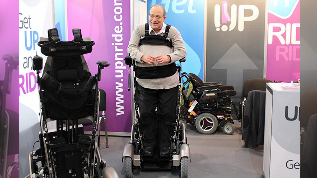 WEB3 STAND UP WHEELCHAIR UPNRIDE MOBILITY REHABILITATION Photo courtesy UpNRide