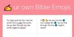 Biblia zapisana za pomocą emotikon. Tylko dla...kogo?