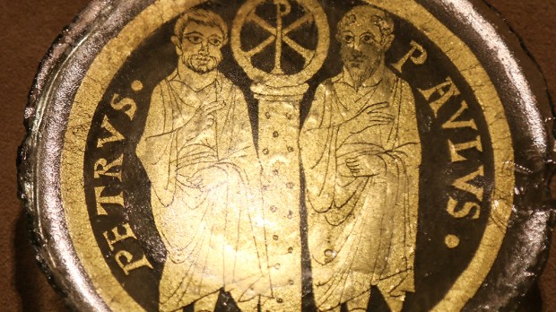 Mozaika ze świętymi Piotrem i Pawłem