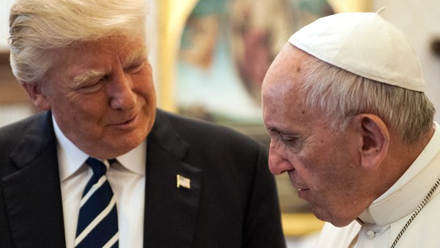 Prezydent Donald Trump i Papież Franciszek