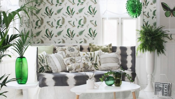 Pokój pełen zieleni