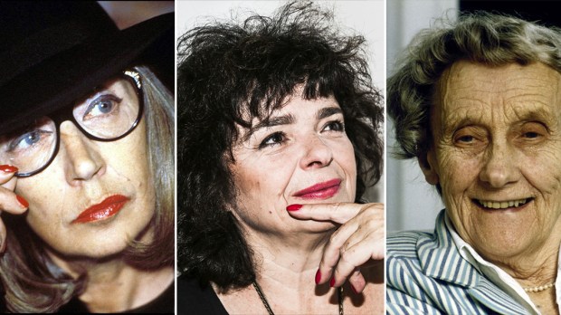 Od lewej Oriana Fallaci, Katarzyna Grochola, Astrid Lindgren