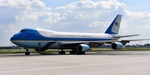 AIr Force One na lotnisku