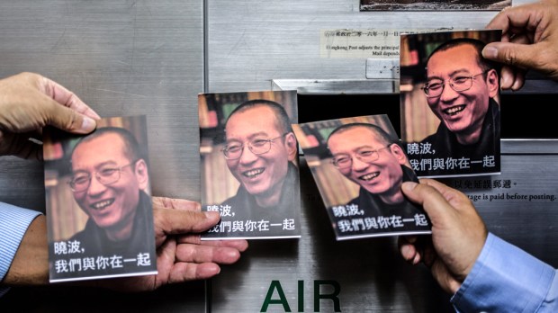 WEB3 HONG KONG LIU XIAOBO PRAYER GATHERING Anthony Wallace AFP