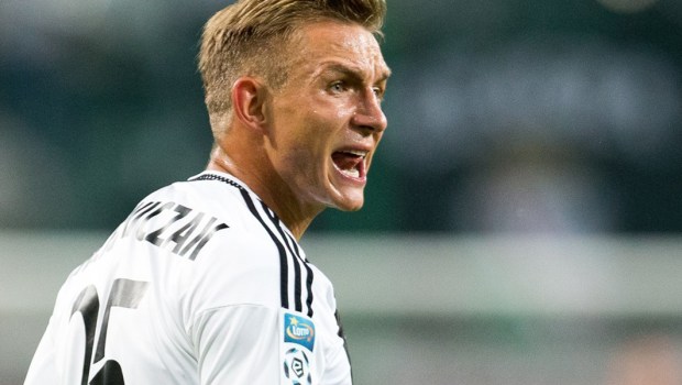 Jakub Rzeźniczak w barwach Legii Warszawa