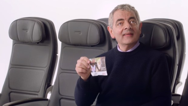 Jaś Fasola w reklamie British Airways