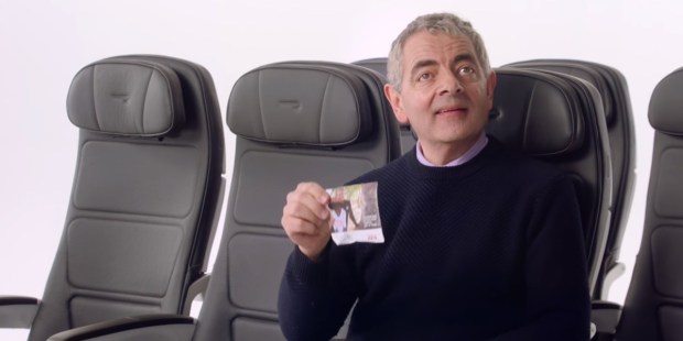 Jaś Fasola w reklamie British Airways