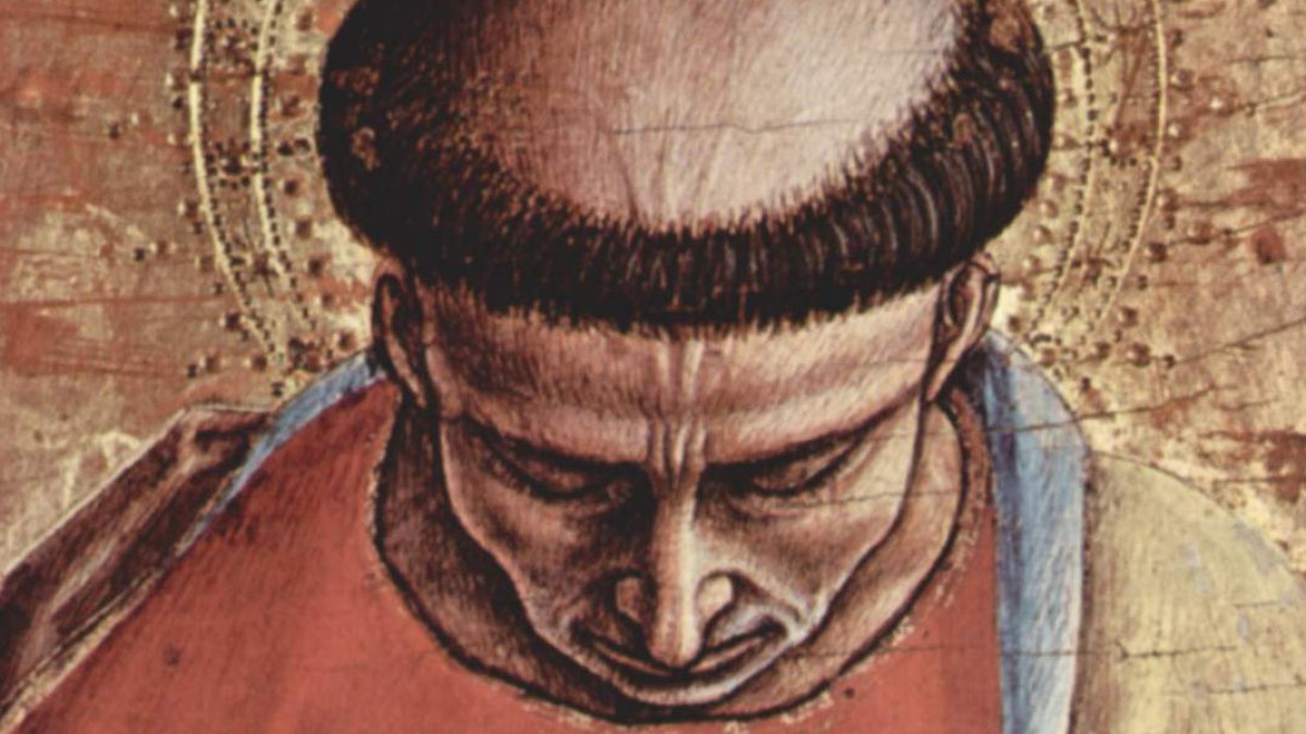 WEB3 MONK TONSURE HAIRCUT SAINTS HAIR MONASTIC LIFE Carlo Crivelli PD