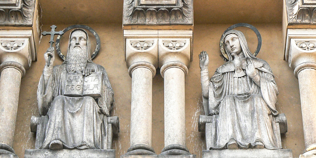 WEB3 SAINT BENEDICT SAINT SCHOLASTICA Joker Island Public Domain