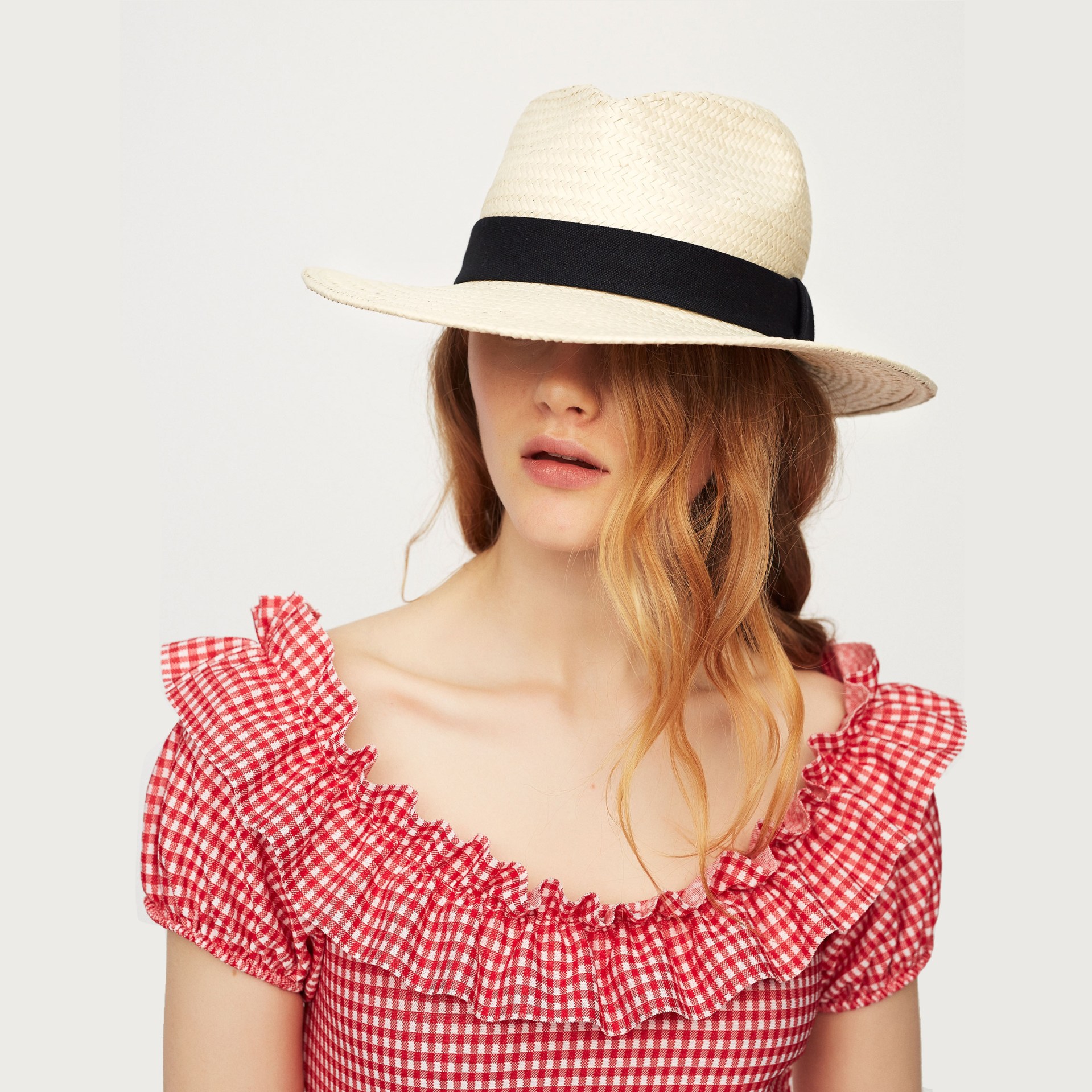 Kapelusz typu Panama marki Pull & Bear