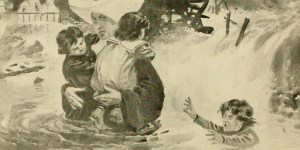 Huragan szalał, a zakonnice śpiewały i wiązały do siebie dzieci