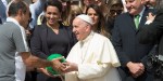 POPE FRANCIS,SOCCER BALL