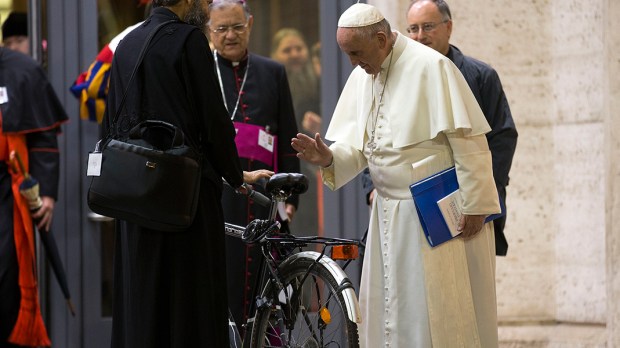 POPE FRANCIS,BICYCLE