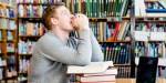 STUDENT PRAYING,LIBRARY
