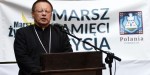 BISKUP GRZEGORZ RYŚ NA MARSZU PAMIĘCI