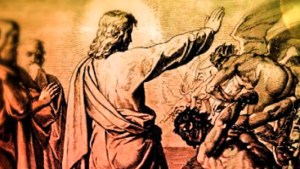 JESUS OVER EVIL