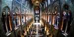 Wnętrze katedry Notre Dame w Paryżu
