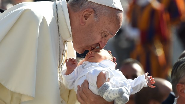 POPE FRANCIS,BABY