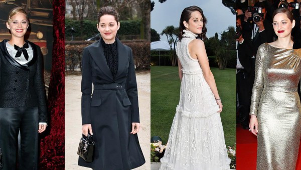 Styl Marion Cotillard w różnych latach
