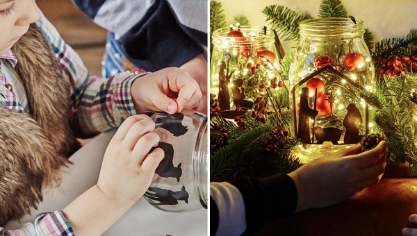 Ręcznie wykonana szopka Bożonarodzeniowa