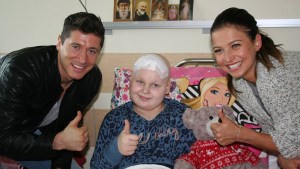 ANNA I ROBERT LEWANDOWSCY W CENTRUM ZDROWIA DZIECKA