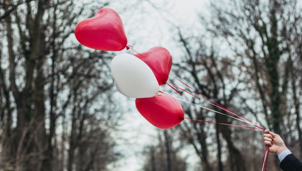 BALONY W KSZTAŁCIE SERCA