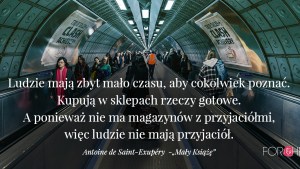 Cytat na adwent a Małego Księcia, Antoine de Saint-Exupery.