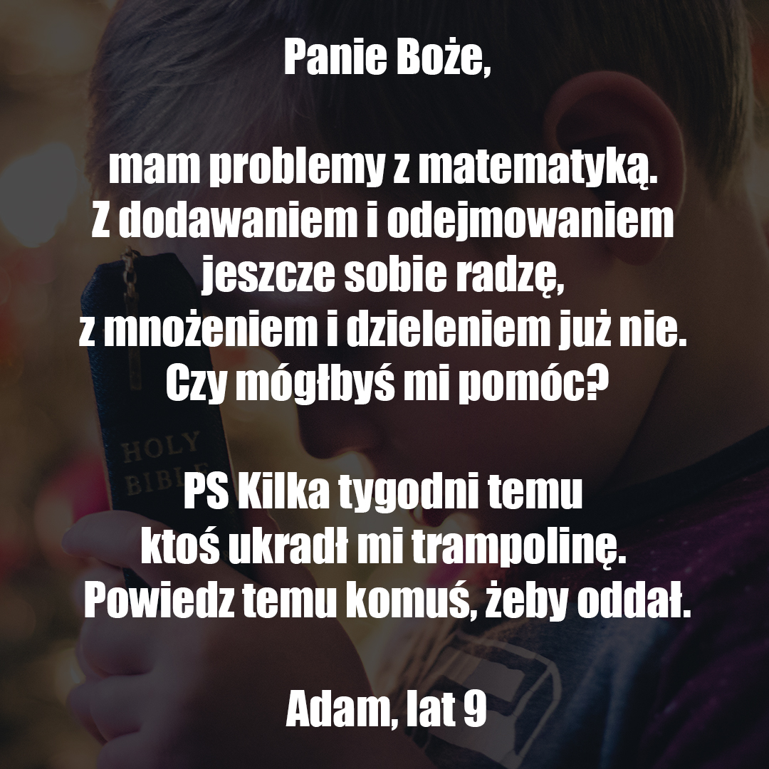 MODLITWA DZIECI