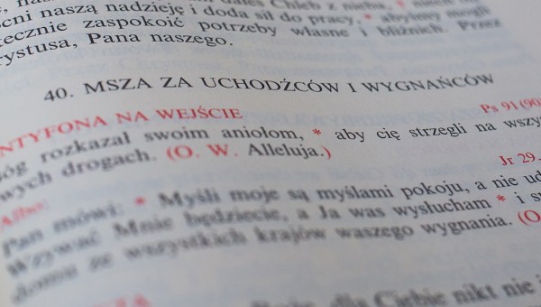 MSZA ZA UCHODŹCÓW I WYGNAŃCÓW