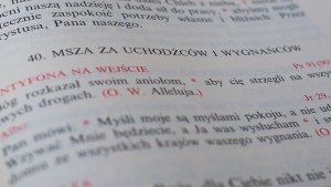 MSZA ZA UCHODŹCÓW I WYGNAŃCÓW