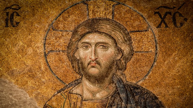 Chrystus Pantokrator, mozaika ze świątyni Hagia Sophia w Stambule