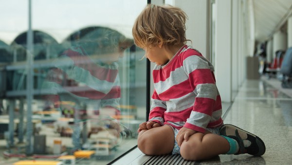 CHILD AT AIRPORT