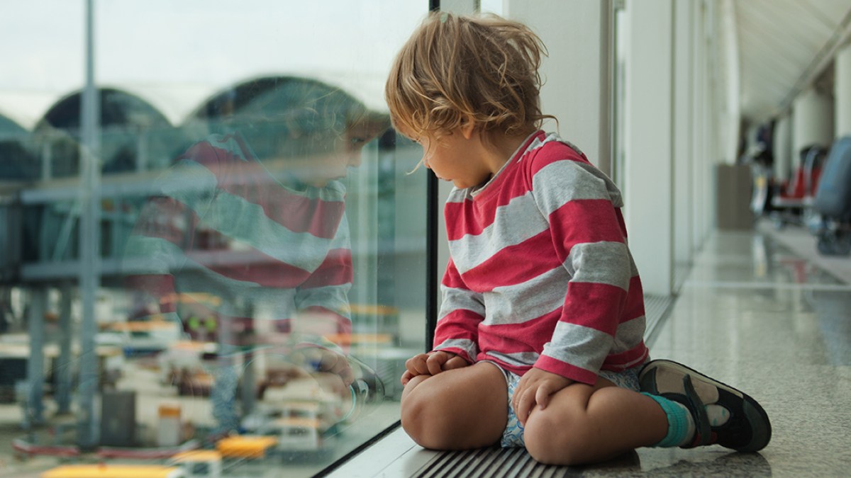 CHILD AT AIRPORT