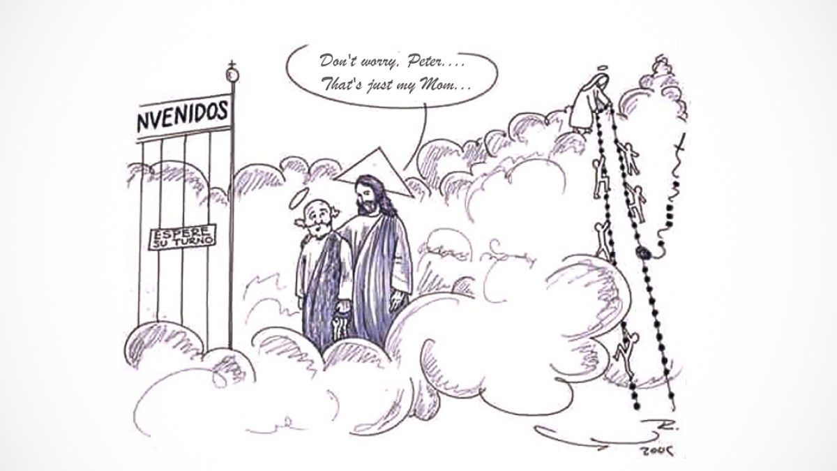 JESUS ST. PETER HEAVEN ROSARY