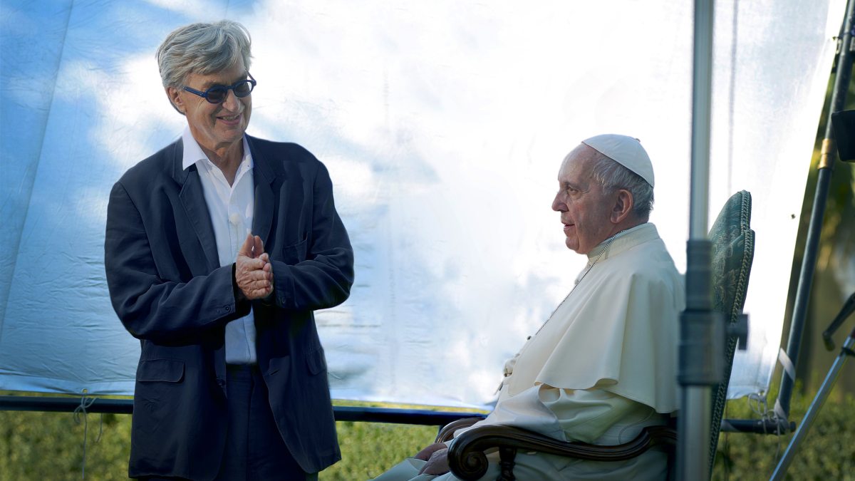 Wim Wenders and Pope Francis
