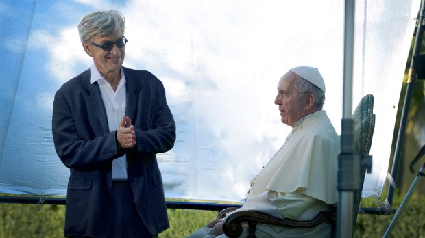 Wim Wenders and Pope Francis