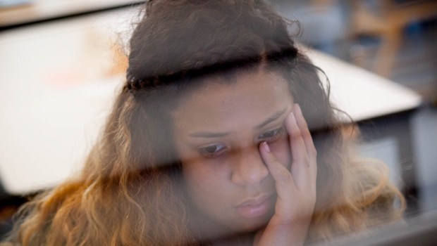 OVERWHELMED TEEN