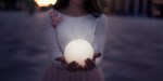 GIRL, MOON, HANDS
