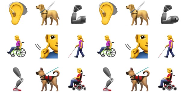 APPLE;DISABILITIES;EMOJIS
