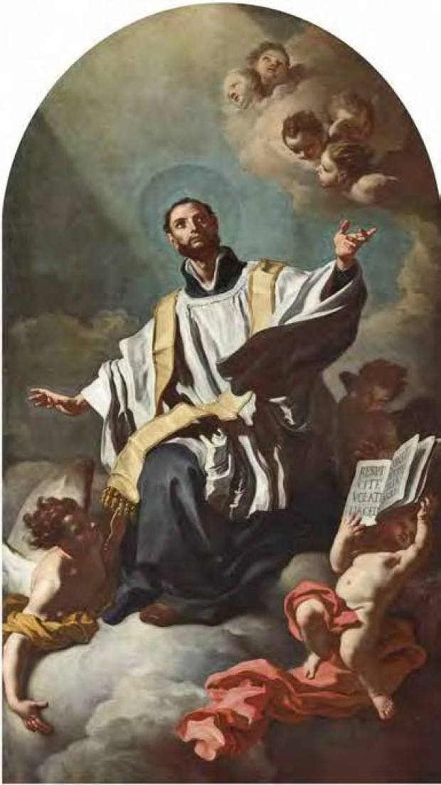 Obraz przedstawiający św. Kajetana. Autor – Francesco Solimena
