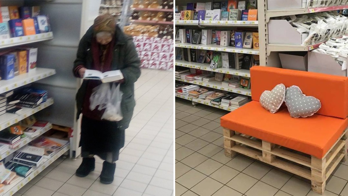 KANAPA DO CZYTANIA KSIĄŻEK